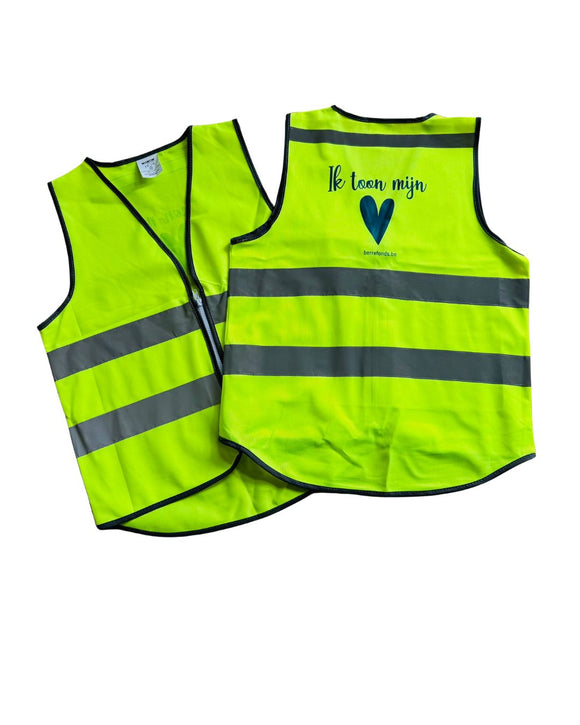 Fluohesje VOLWASSENE - Toon je hart
