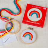 Mini borduurset regenboog