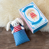 Miniknuffel in doosje• MUIS / HOND / KONIJN / BEER