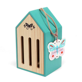Houten vlinderhotel