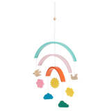 Houten mobiel - regenboog