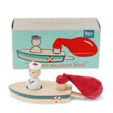 Houten ballonbootje