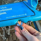 Winkelwagenmuntje / Sleutelhanger hartje