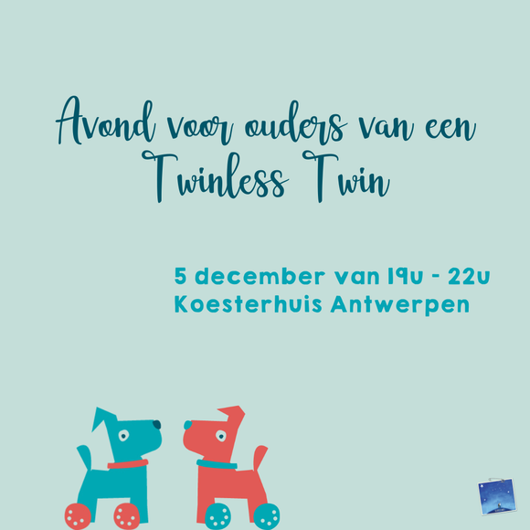 Twinless twin avond | 5/12/2025 van 19-22u in Koesterhuis Antwerpen