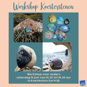 Workshop Koesterstenen | 14/06 van 14.30 tot 16.30 uur in Koesterhuis Kortrijk