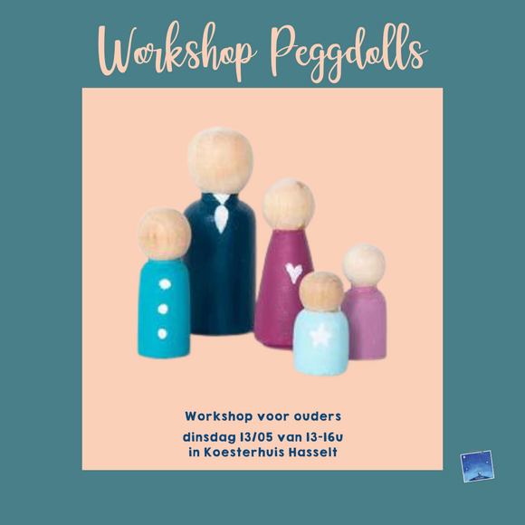 Workshop Peggdolls | Koesterhuis Hasselt | 13/05 13.00 - 16.00