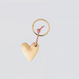 Sleutelhanger met gouden hartje