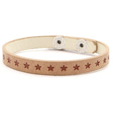 Armbandje leder sterren